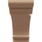 Ekena Millwork 3"W x 9"D x 6"H Classic Hughes Rough Cedar Woodgrain TimberThane Corbel, Primed Tan CORUR03X09X06HUGRCPR - alternate 2